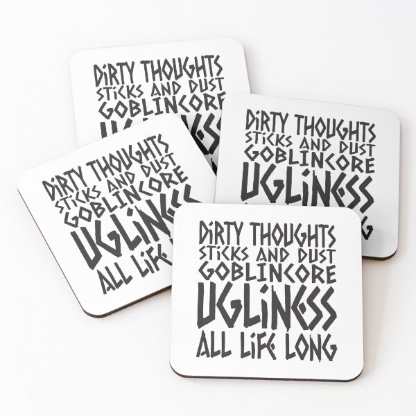 Item preview, Ugly Thoughts Sticks And Dust GOBLINCORE Manifest designed and sold by Marny Design.