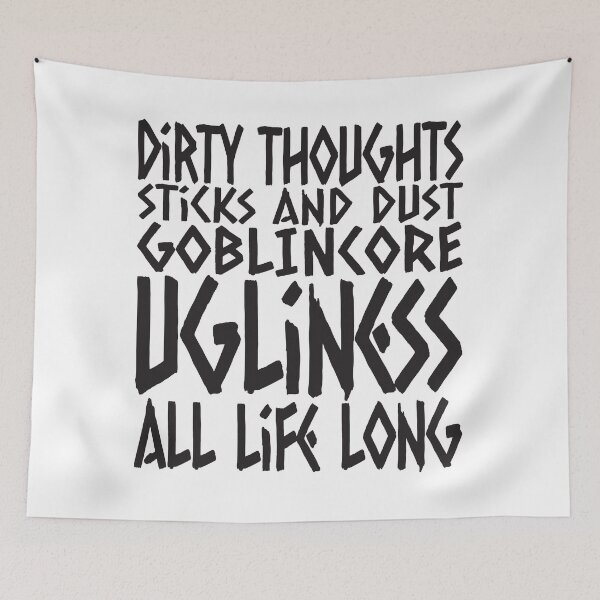 Item preview, Ugly Thoughts Sticks And Dust GOBLINCORE Manifest designed and sold by Marny Design.