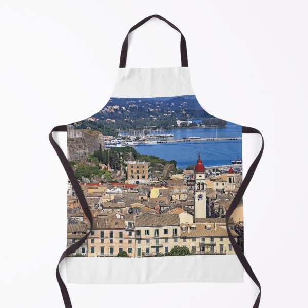Item preview, Bell tower of Saint Spiridon church and Kerkyra cityscape,Corfu island,Greece designed and sold by goceris.