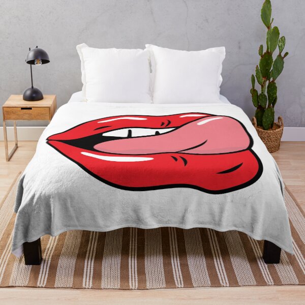 Item preview, Luscious Lips with Tongue Out – Bold Pop Art Mouth Design designed and sold by BlesstB.