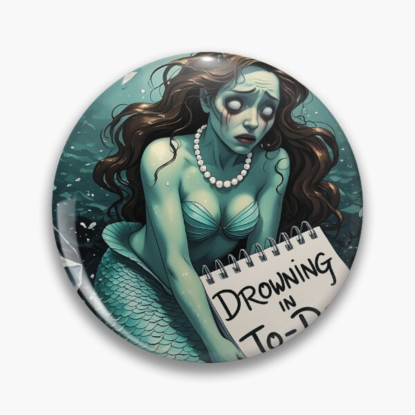 Item preview, Anxiety Mermaid designed and sold by Zazeyy.