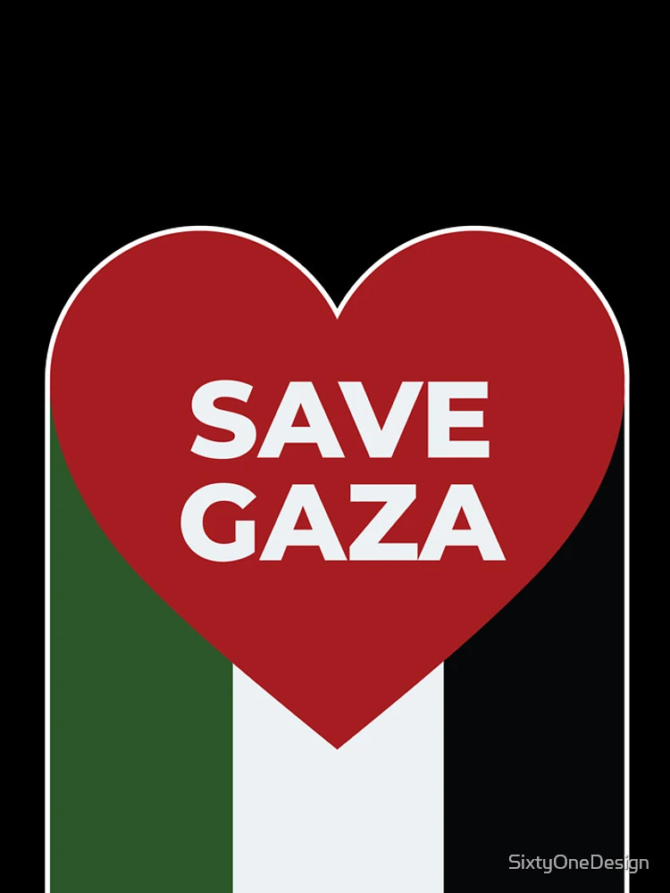 Thumbnail 4 of 4, iPhone Case, Save Gaza Sticker designed and sold by SixtyOneDesign.