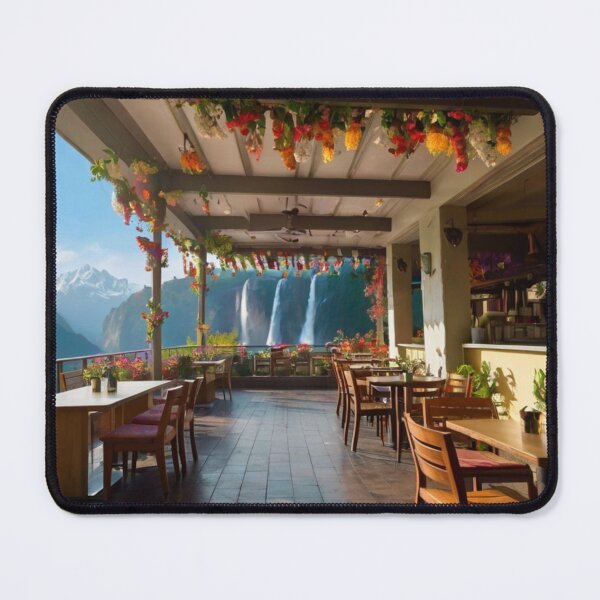 Item preview, Serenity Awaits: Terrace Café in Nature’s Valley designed and sold by BlareBlare.