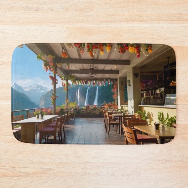 Item preview, Serenity Awaits: Terrace Café in Nature’s Valley designed and sold by BlareBlare.