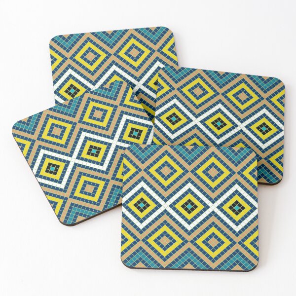 Item preview, Retro Ethnic Colorful Mosaic Pattern designed and sold by Tarjiart.