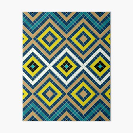 Item preview, Retro Ethnic Colorful Mosaic Pattern designed and sold by Tarjiart.