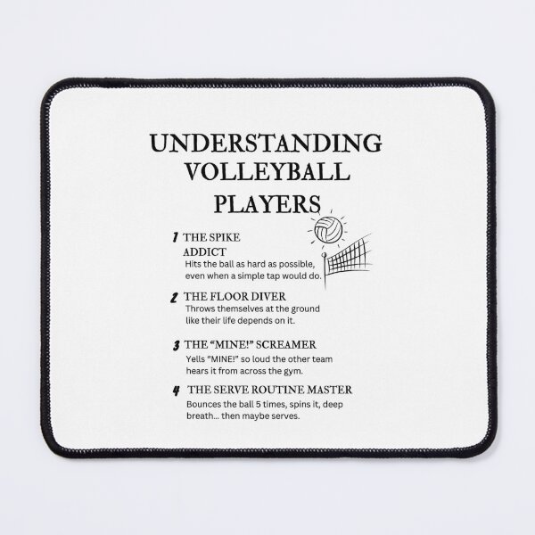 Item preview, Understanding Volleyball Players – Funny Court Life Humor designed and sold by PsyFlow35.