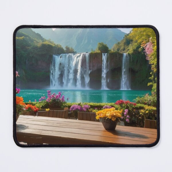 Item preview, Nature’s Embrace: Terrace Café by the Falls designed and sold by BlareBlare.