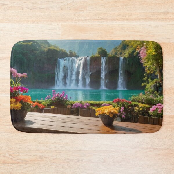 Item preview, Nature’s Embrace: Terrace Café by the Falls designed and sold by BlareBlare.