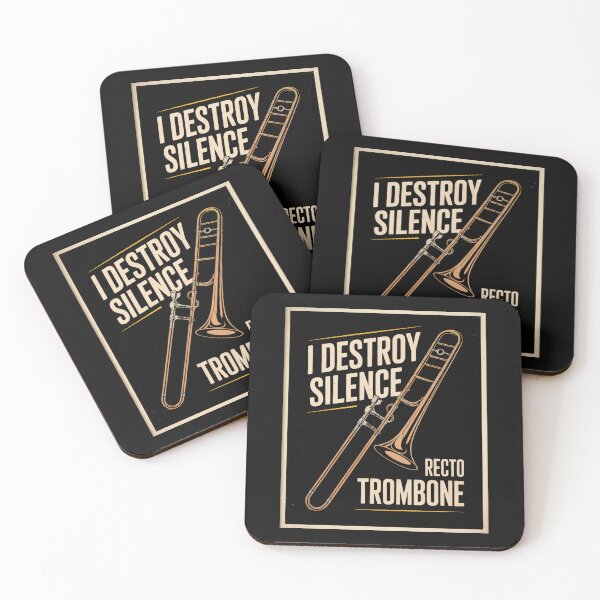 Item preview, I Destroy Silence Recto Trombone designed and sold by SignumShop.
