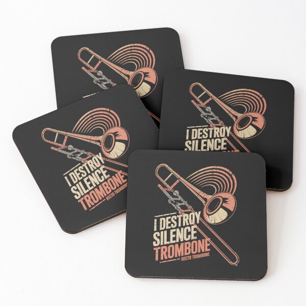Item preview, I Destroy Silence Recto Trombone designed and sold by SignumShop.