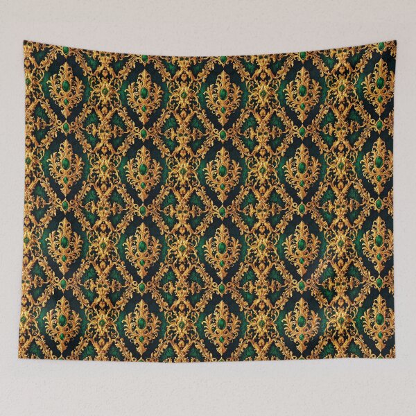 Item preview, Royal Luxe Elegance – Baroque Gold & Velvet Luxury Background designed and sold by Luckylife12.