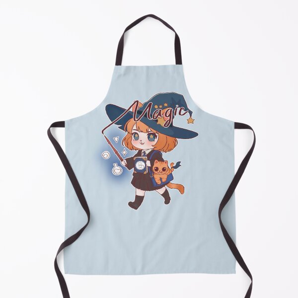 Item preview, Raven House Witch Girl and Magic Cat – Kawaii Wizard Vibes designed and sold by BGMeYou.