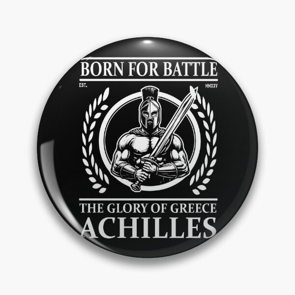 Item preview, Achilles Greek hero, born for battle designed and sold by RetroMaritalArt.