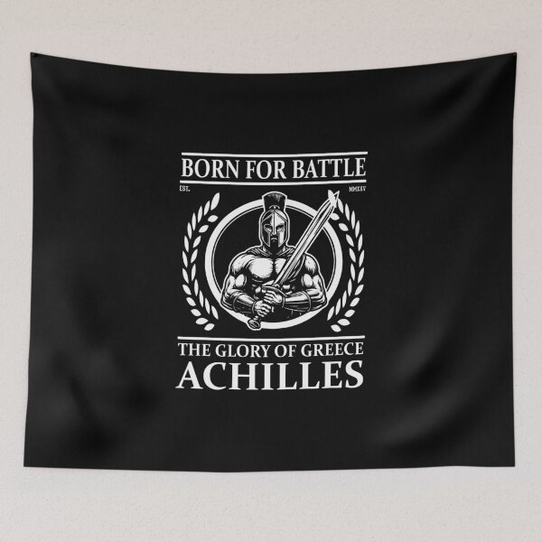 Item preview, Achilles Greek hero, born for battle designed and sold by RetroMaritalArt.