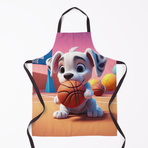 Item preview, Puppy playing basketball designed and sold by Colin Bentham.