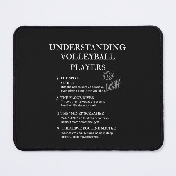 Item preview, Understanding Volleyball Players – Funny Court Life Humor – Black designed and sold by PsyFlow35.