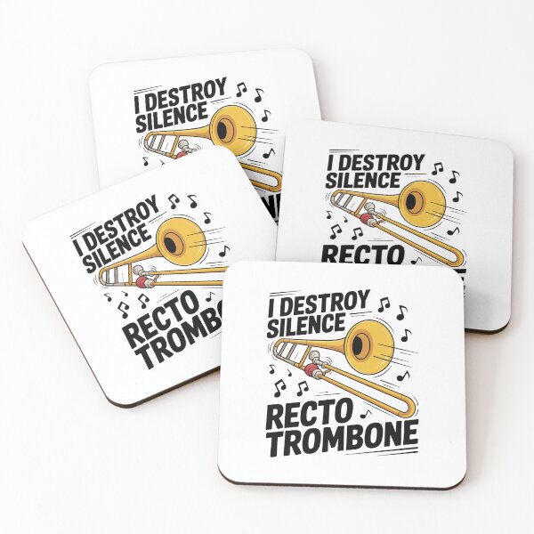 Item preview, I Destroy Silence Recto Trombone designed and sold by SignumShop.