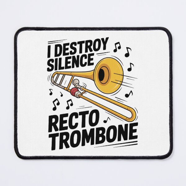 Item preview, I Destroy Silence Recto Trombone designed and sold by SignumShop.