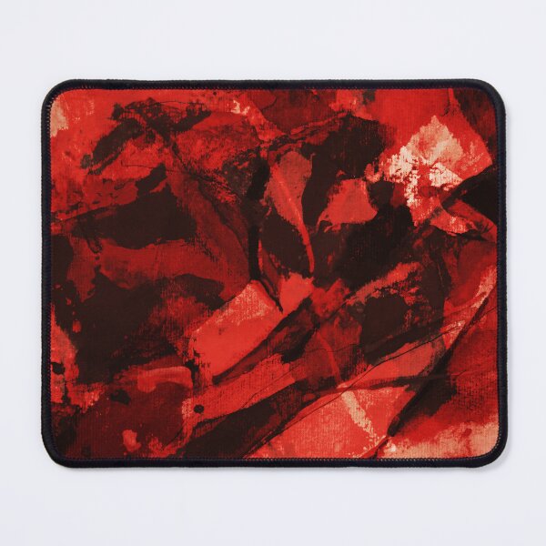 Item preview, Abstract Forest high contrast red watercolor designed and sold by NickDedidis.