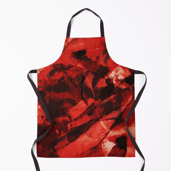 Item preview, Abstract Forest high contrast red watercolor designed and sold by NickDedidis.