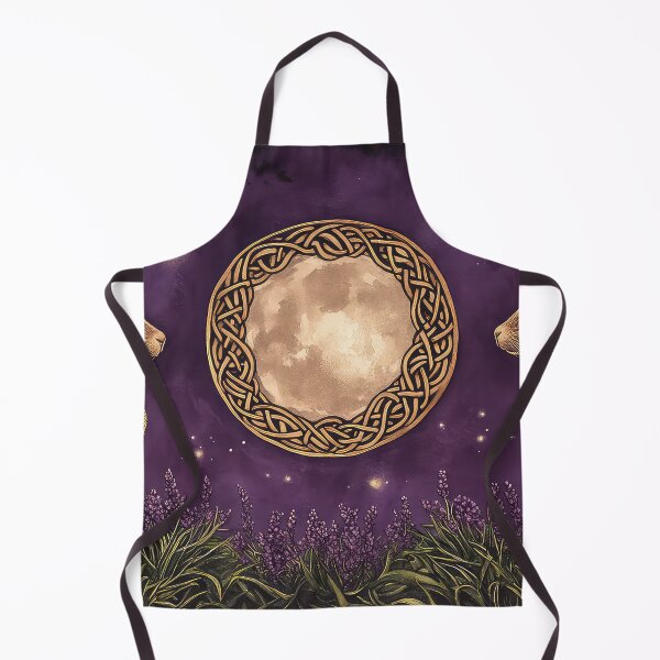 Item preview, Two Hares Moon Gazing at Celtic Moon in Lavender designed and sold by thewandswant.