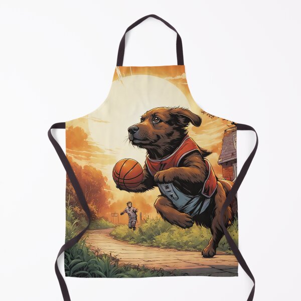 Item preview, Puppy playing basketball designed and sold by Colin Bentham.