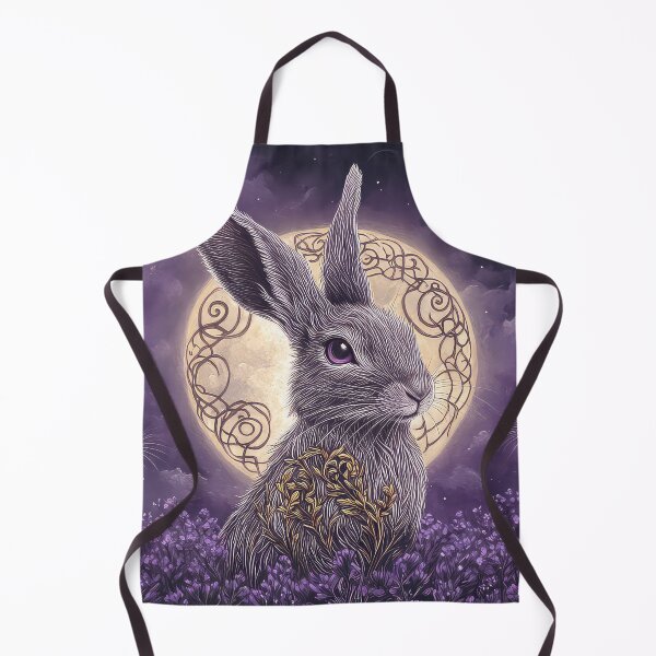 Item preview, Celtic Hares Celtic Moon Lavender Heather designed and sold by thewandswant.