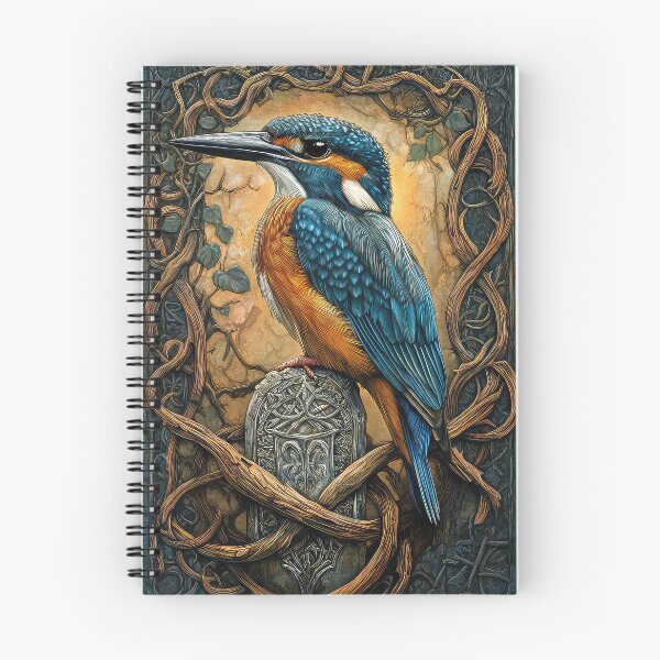 Item preview, Celtic Kingfisher designed and sold by thewandswant.