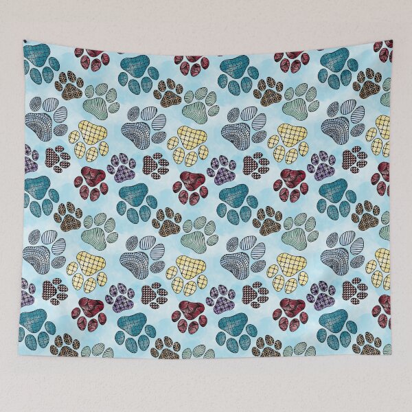 Item preview, Zentangle Pawprint Pattern designed and sold by PastelPuppy.