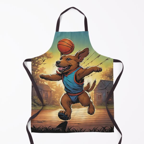 Item preview, Puppy playing basketball designed and sold by Colin Bentham.