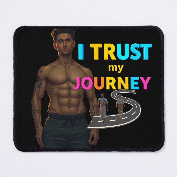 Item preview, I TRUST MY JOURNEY T-SHIRT – Inspirational Motivational Unisex Graphic Tee designed and sold by Mikel-empire.
