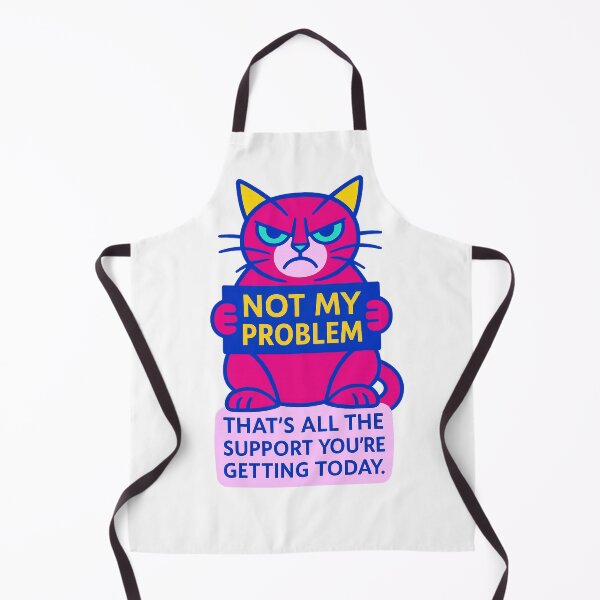 Item preview, Not my problem!!! That’s all the support you’re getting today. – Classic Mug for Sarcastic Introverts – Humorous Coffee Gift designed and sold by JustMeditateIt.