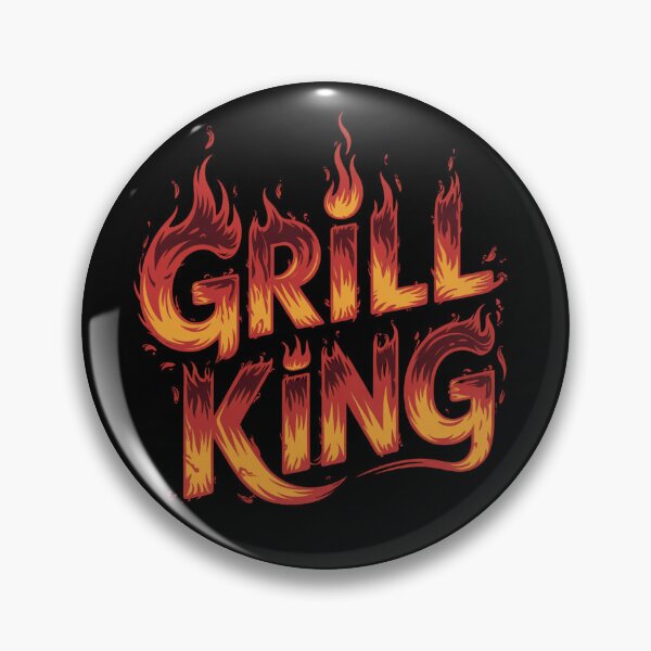 Item preview, Grill King – Bold Father's Day BBQ Design for the Ultimate Grill Master designed and sold by Ela-graphicwiz.