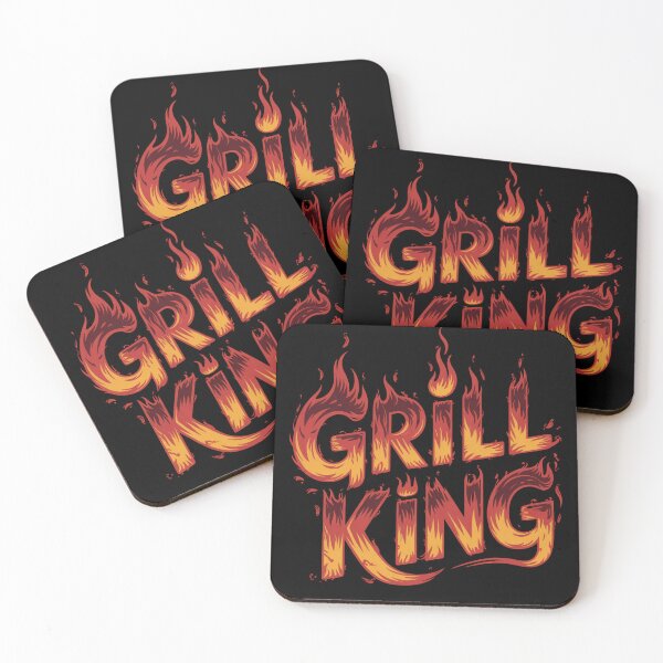Item preview, Grill King – Bold Father's Day BBQ Design for the Ultimate Grill Master designed and sold by Ela-graphicwiz.