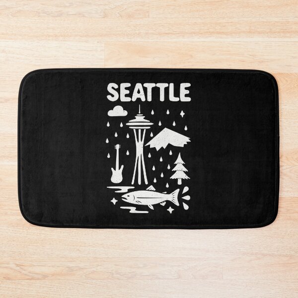 Item preview, Seattle Retro Skyline designed and sold by Marny Design.
