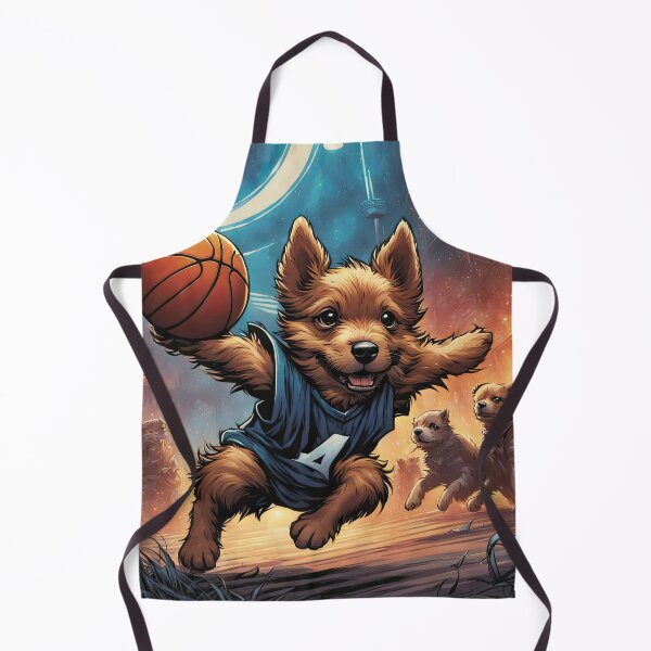 Item preview, Puppy playing basketball designed and sold by Colin Bentham.