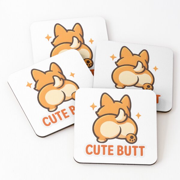 Item preview, Cute Butt Corgi, Fun Dog Art, Pet Lover Gift designed and sold by ballcraze.