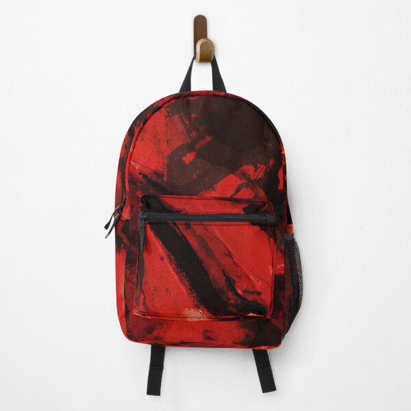 Item preview, Red And Black Abstraction High contrast watercolor designed and sold by NickDedidis.