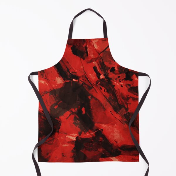 Item preview, Red And Black Abstraction High contrast watercolor designed and sold by NickDedidis.