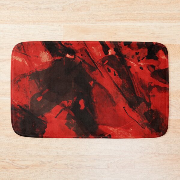 Item preview, Red And Black Abstraction High contrast watercolor designed and sold by NickDedidis.