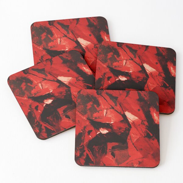 Item preview, Abstract Birds , red watercolor designed and sold by NickDedidis.