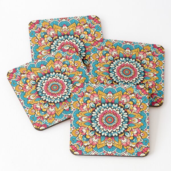 Item preview, Colorful mandala flower composition designed and sold by Sigtrix.