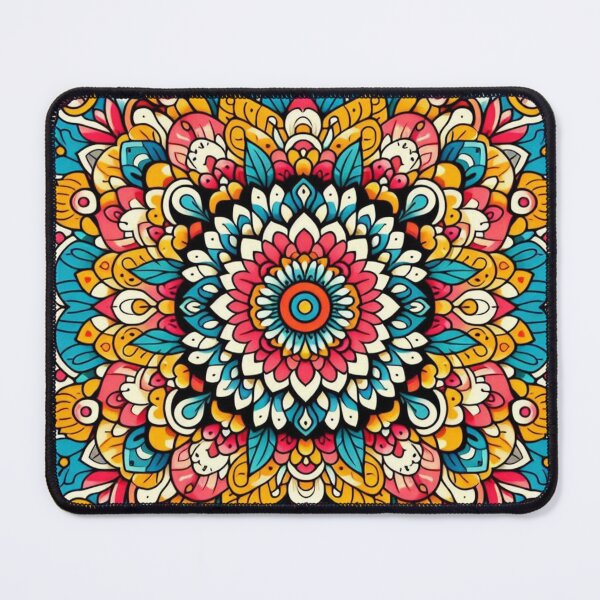 Item preview, Colorful mandala flower composition designed and sold by Sigtrix.