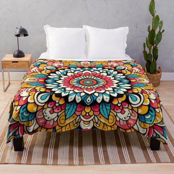 Item preview, Colorful mandala flower composition designed and sold by Sigtrix.