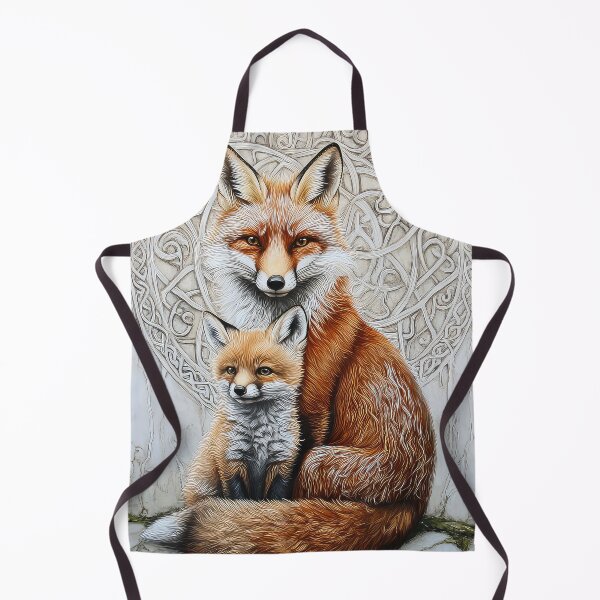 Item preview, Celtic Fox with Cub designed and sold by thewandswant.