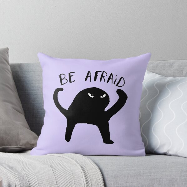 Item preview, Be Afraid Weird angry cat designed and sold by Mimi_Designs.