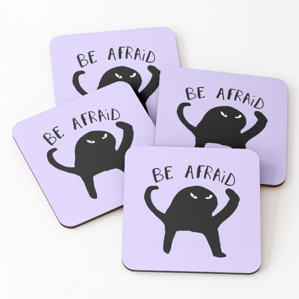 Item preview, Be Afraid Weird angry cat designed and sold by Mimi_Designs.