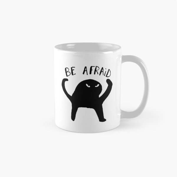 Item preview, Be Afraid Weird angry cat designed and sold by Mimi_Designs.