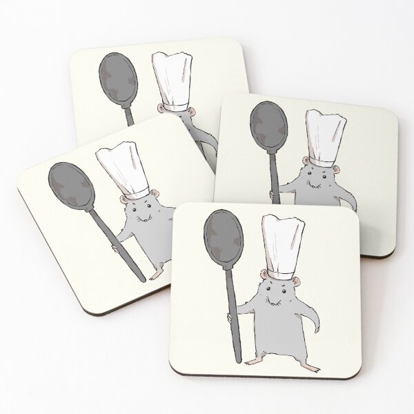 Item preview, Rat cooking Ratatouille Chief with Spoon designed and sold by Mimi_Designs.